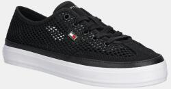 Tommy Hilfiger sportcipő TH OPEN MESH VULC SNEAKER fekete, FW0FW08684 - fekete Női 41