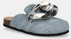 JW Anderson papucs velúrból LF0048 LA0238 800 - kék Női 38