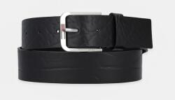 Tommy Jeans bőr öv fekete, AM0AM13413 - fekete 105