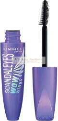 Rimmel Scandaleyes Wow Wings Szempillaspirál 001 Fekete, 12ml