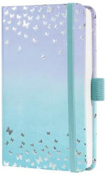 Sigel Naptár, A6, heti, 2026, kemény borító, SIGEL "Jolie", Butterfly Confetti Sky (J6346)