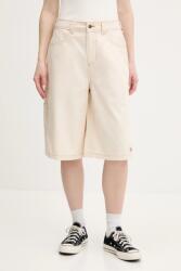 Dickies pamut rövidnadrág bézs, sima, magas derekú, DK0A4Z85F901 - bézs 27
