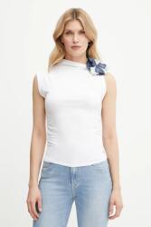 Guess top ARIANE félgarbó nyakú, fehér, W5GP32 J1314 - fehér M