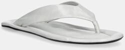 By Far bőr flip-flop fehér, lapos talpú, MWFFO001CL034WH025PL - fehér Női 40