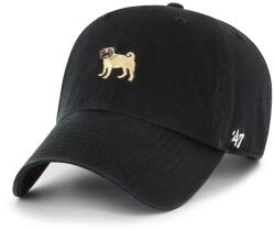 47 brand pamut baseball sapka Dog Base Runner Icon fekete, sima, XX-BSRIC1411GWS-BKH - fekete Univerzális méret