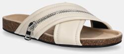 JW Anderson bőr papucs Biker Loafer bézs, SN0107 LA0268 002 - bézs Női 41