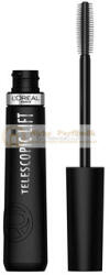 L'Oréal Telescopic Lift Szempillaspirál 36 Órás Emelő és Hosszabbító - Fekete, 9.9ml