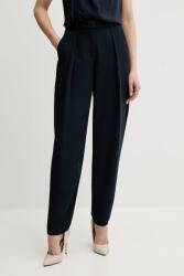Giorgio Armani nadrág sötétkék, magas derekú széles, XW000449 AF12750 - sötétkék 36