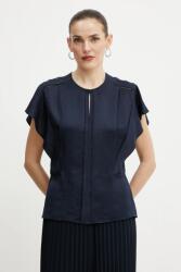 HUGO BOSS felső sötétkék, sima, 50540635 - sötétkék 40