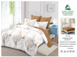 Super Design Pucioasa Lenjerie Finet cu Elastic-FE6B 704 Lenjerie de pat