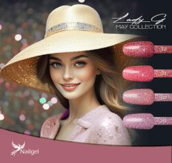  Lady G - May collection - 4-db-os gél lakk készlet ajándék margarétával