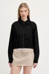 Tommy Jeans rövid kabát fekete, átmeneti, DW0DW20403 - fekete XS
