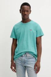 Levi's pamut póló piros, sima - türkiz XL