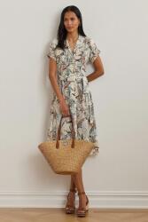Ralph Lauren ruha bézs, midi, harang alakú, 200963695 - bézs 42
