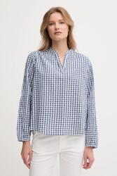 Benetton blúz pamutból mintás, 5XDKDQ0B8 - kék L