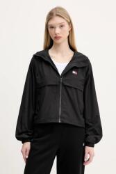 Tommy Jeans rövid kabát fekete, átmeneti, oversize, DW0DW20672 - fekete M