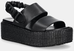 Blauer szandál OPAL fekete, platformos, S5OPAL04 - fekete Női 40