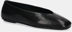 Jeffrey Campbell bőr balerina cipő Fathom fekete, JC-1528-1-9 - fekete Női 37