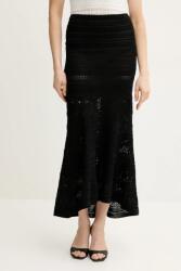 Twinset szoknya fekete, maxi, harang alakú, 251TT3103 - fekete L