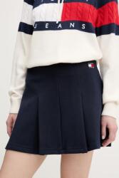 Tommy Jeans szoknya sötétkék, mini, harang alakú, DW0DW20268 - sötétkék XL