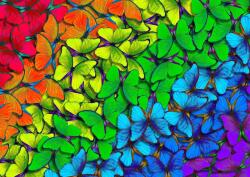 Enjoy - Puzzle Fluturi Curcubeu - 1 000 piese Puzzle