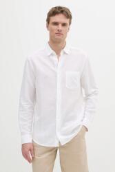 Calvin Klein len ing galléros, fehér, regular, K10K114488 - fehér XL