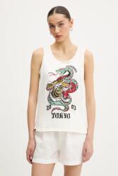 Superdry pamut top bézs, W6012044A-E8V - bézs XS