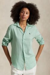 Ralph Lauren len ing galléros, zöld, regular, 211970730 - zöld XS - answear - 71 990 Ft
