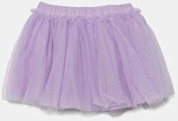 Benetton gyerek szoknya lila, mini, harang alakú, 4XTGG0011 - lila 110