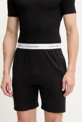 Calvin Klein Underwear rövid pizsama fekete, férfi, mintás, 000NM2847E - fekete M