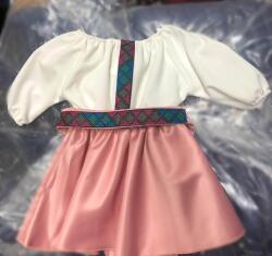 Ie Traditionala Kids Rochita stilizata cu motive traditionale Margareta - ietraditionala - 166,00 RON