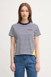 Tommy Hilfiger pamut póló SAILING sötétkék, WW0WW45935 - sötétkék S