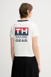 Tommy Hilfiger pamut póló SAILING fehér, WW0WW45598 - fehér S