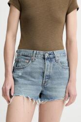Levi's farmer rövidnadrág sima, magas derekú - kék 25