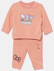 PUMA gyerek melegítő HELLO KITTY & FRIENDS MINICATS Crew Set TR narancssárga, 630065 - narancssárga 80