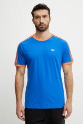 adidas Originals pamut póló Q2 Monogram Cal nyomott mintás, JD0700 - kék M