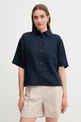 Tommy Hilfiger len ing galléros, sötétkék, relaxed, WW0WW44720 - sötétkék 34
