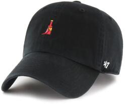 47 brand pamut baseball sapka Food Base Runner Icon fekete, sima, XX-BSRIC1411GWS-BKG - fekete Univerzális méret