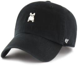 47 brand pamut baseball sapka Dog Base Runner Icon fekete, sima, XX-BSRIC284GWS-BK05 - fekete Univerzális méret