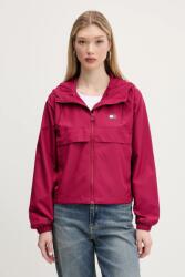 Tommy Jeans rövid kabát rózsaszín, átmeneti, oversize, DW0DW20672 - rózsaszín M - answear - 53 990 Ft