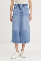 Tommy Jeans farmer szoknya midi, egyenes, DW0DW21292 - kék 28