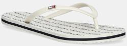 Tommy Hilfiger flip-flop HILFIGER STRAP BEACH SANDAL bézs, lapos talpú, FW0FW08518 - bézs Női 36 - answear - 16 990 Ft