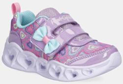 Skechers gyerek sportcipő S LIGHTS HEART LIGHTS lila, 303258N - lila 26