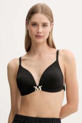 Max Mara Beachwear bikini felső fekete, enyhén merevített kosaras, 2516821219600 - fekete L
