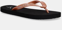 Calvin Klein Jeans flip-flop BEACH SANDAL MONOLOGO TPU narancssárga, lapos talpú, YW0YW01719 - narancssárga Női 36