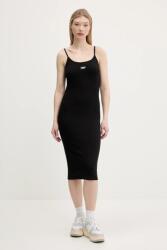 Tommy Hilfiger ruha fekete, midi, testhezálló, DW0DW20330 - fekete L