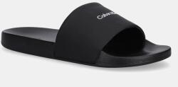 Calvin Klein papucs POOL SLIDE W/ CK SQUARE fekete, HM0HM01754 - fekete Férfi 40
