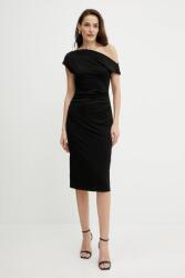 HUGO BOSS ruha fekete, midi, testhezálló, 50540871 - fekete L