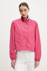 Tommy Jeans rövid kabát rózsaszín, átmeneti, oversize, DW0DW20439 - rózsaszín L