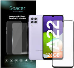 Spacer FOLIE STICLA Spacer pentru Samsung Galaxy A22 4G, grosime 0.3mm, acoperire totala ecran, strat special anti-ulei si anti-amprenta, Tempered Glass, sticla 9D, duritate 9H "SPPG-SM-GX-A224G-TG (SPPG-SM-